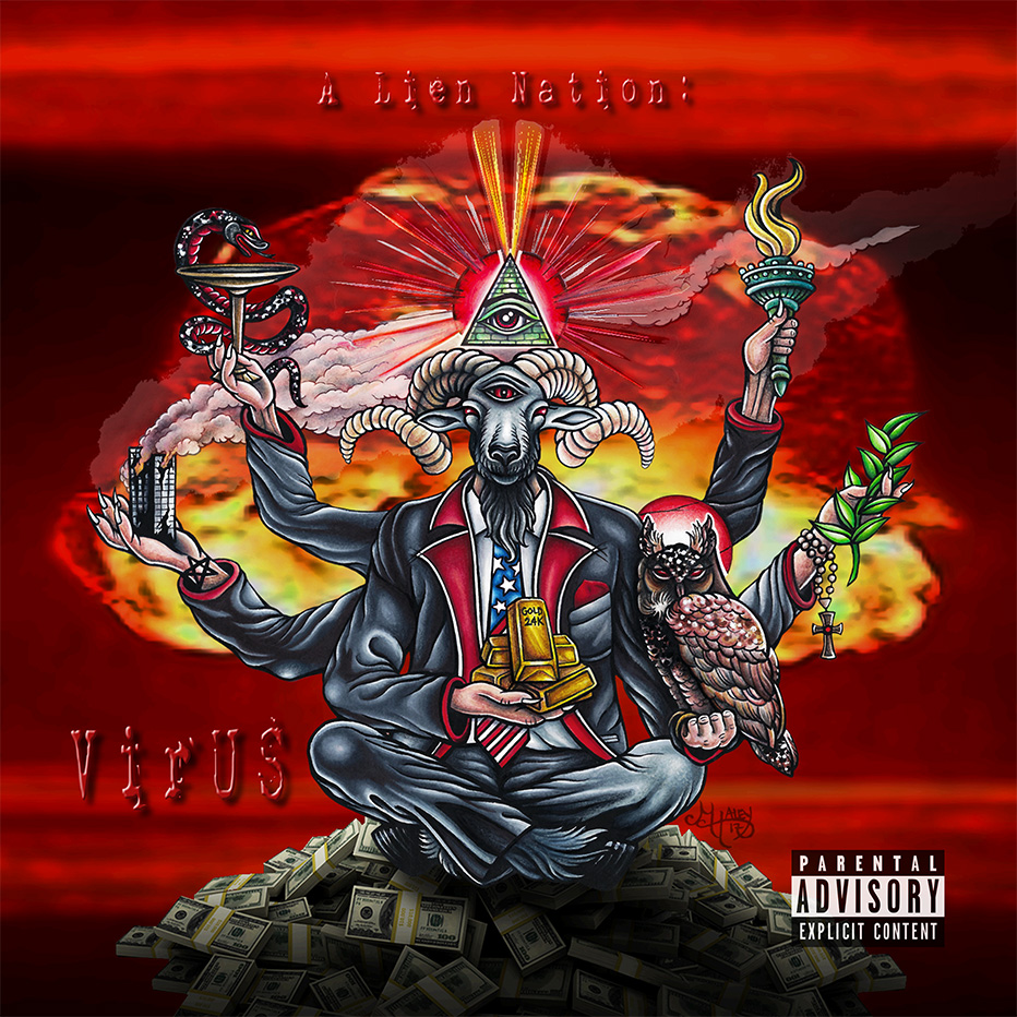 VirUS Album (CD) Bandtastic X Webflow website template